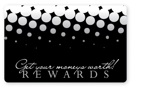 Rewards card predesigned gift card