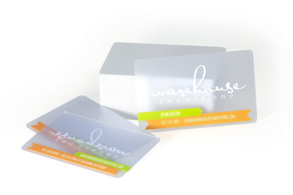 TRANSLUCENT BUSINESS CARDS MAKE PLASTIC A GREAT CHOICE