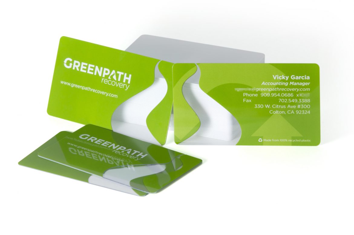 HOW GREENPATH RECOVERY USED PLASTIC BUSINESS CARDS TO BOOST THEIR BRAND