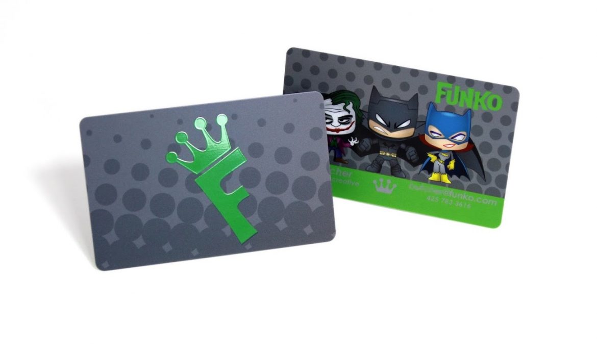 FUNKO’S FUNKY SPOT UV BUSINESS CARDS