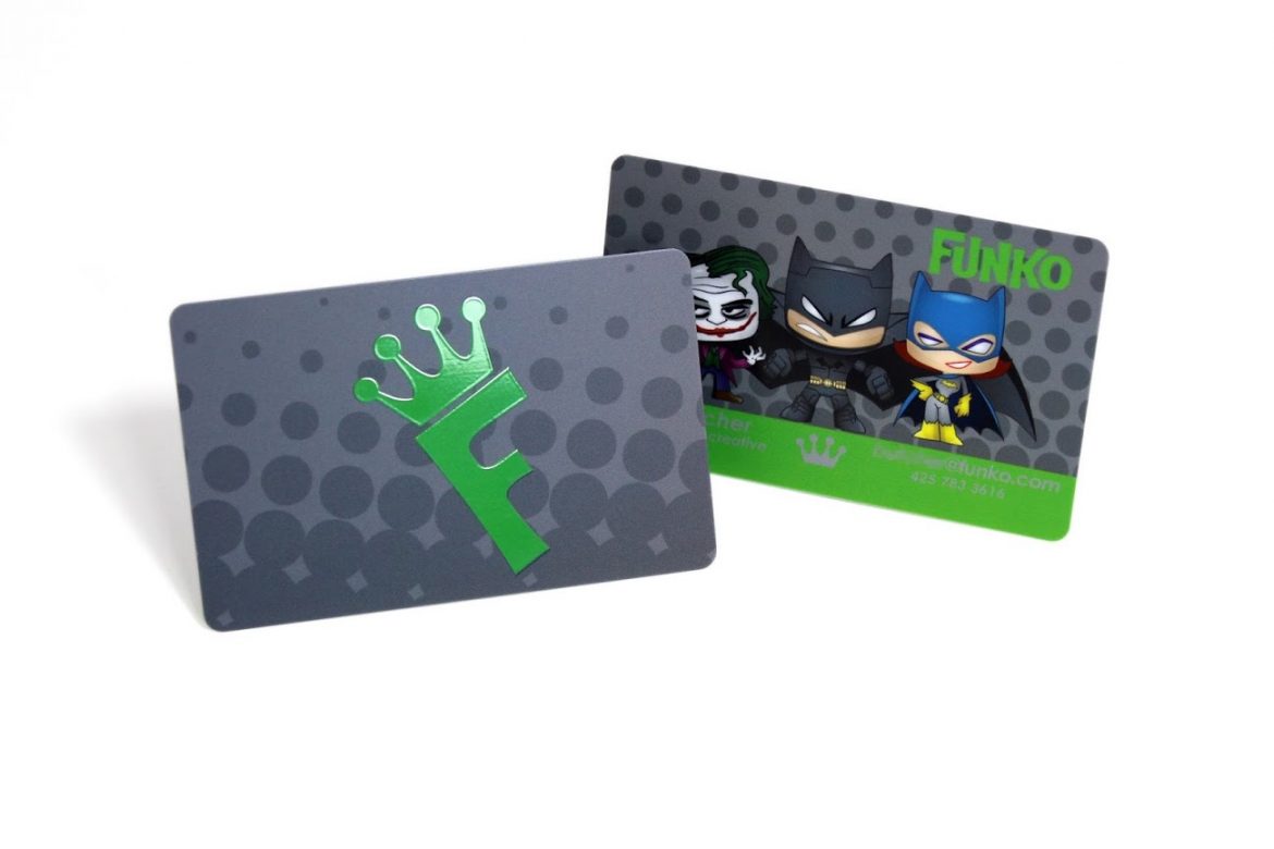 FUNKO’S FUNKY SPOT UV BUSINESS CARDS